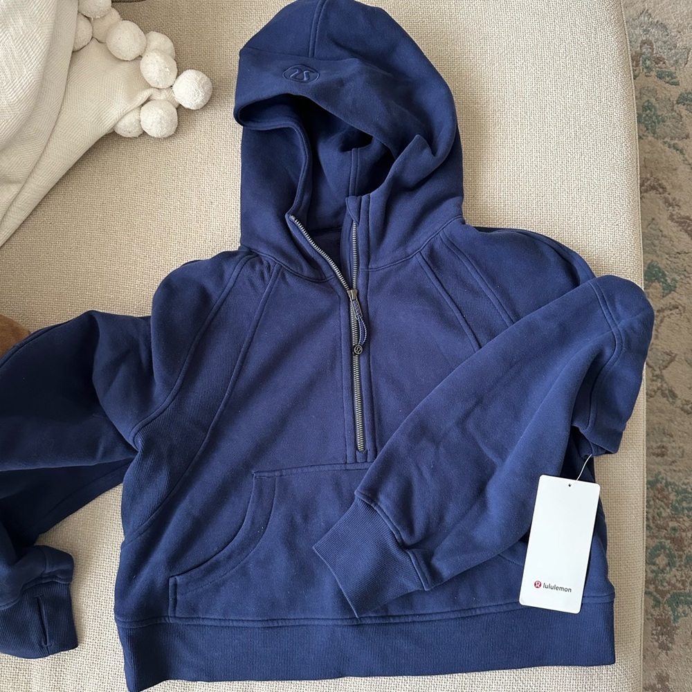 NWT Lululemon Scuba Oversized Half Zip Hoodie